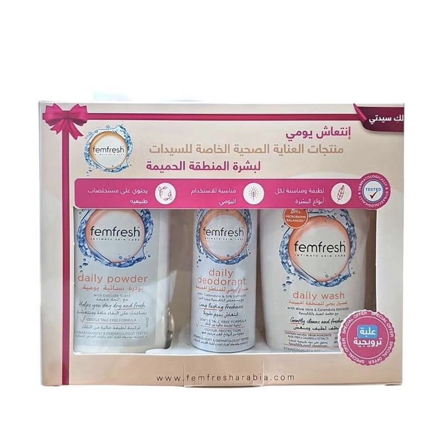 بكج الإنتعاش اليومي للمنطقة الحميميه من فيم فريش 