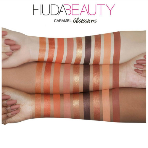 مجموعة ظلال عيون كراميل براون من هدى بيوتي