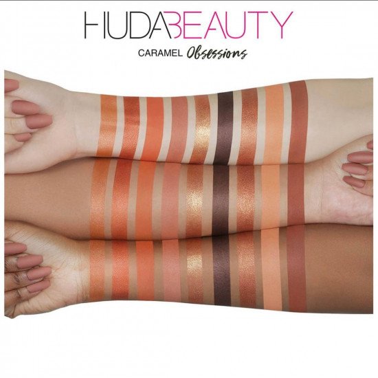 مجموعة ظلال عيون كراميل براون من هدى بيوتي