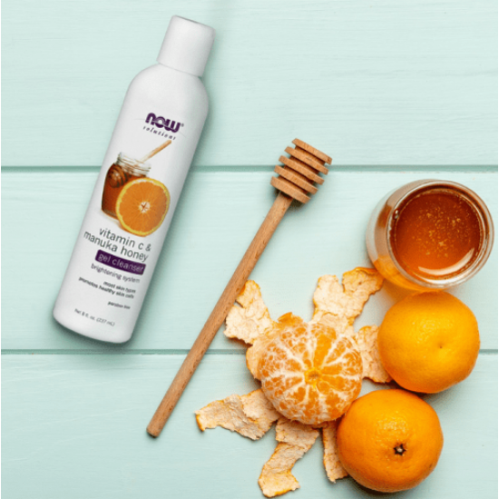 جل منظف بفيتامين سي وعسل مانوكا من ناو - 237مل جل منظف بفيتامين سي وعسل مانوكا من ناو - 237مل