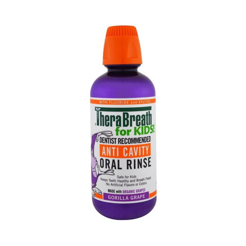 غسول للفم مكافح للتسوس للأطفال بالعنب البري من ثيرابريث - 473 مل