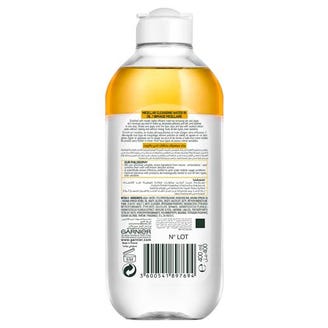 ماء ميسيلار منظف غني بالزيت لإزالة المكياج من غارنييه - 400 مل