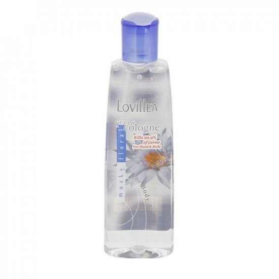 جل كولونيا بقوام هلامي للجسم واليدين برائحة الزهور المسكية شفاف/أزرق 200مل جل كولونيا بقوام هلامي للجسم واليدين برائحة الزهور المسكية شفاف/أزرق 200مل