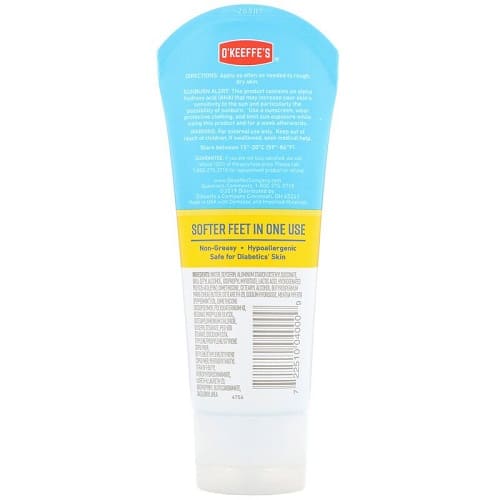 كريم ترطيب وتقشر القدمين، للأقدام المتشققة شديدة الجفاف من اوكيفس - 85 جم