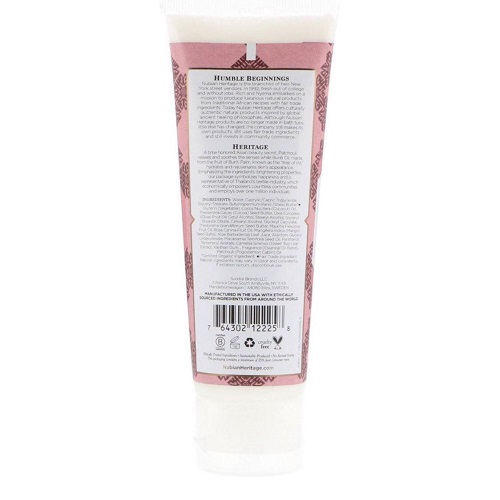 كريم تدليك اليدين، برائحة باتشولي وبوريتي من نوبيان هيريتج - 118 مل