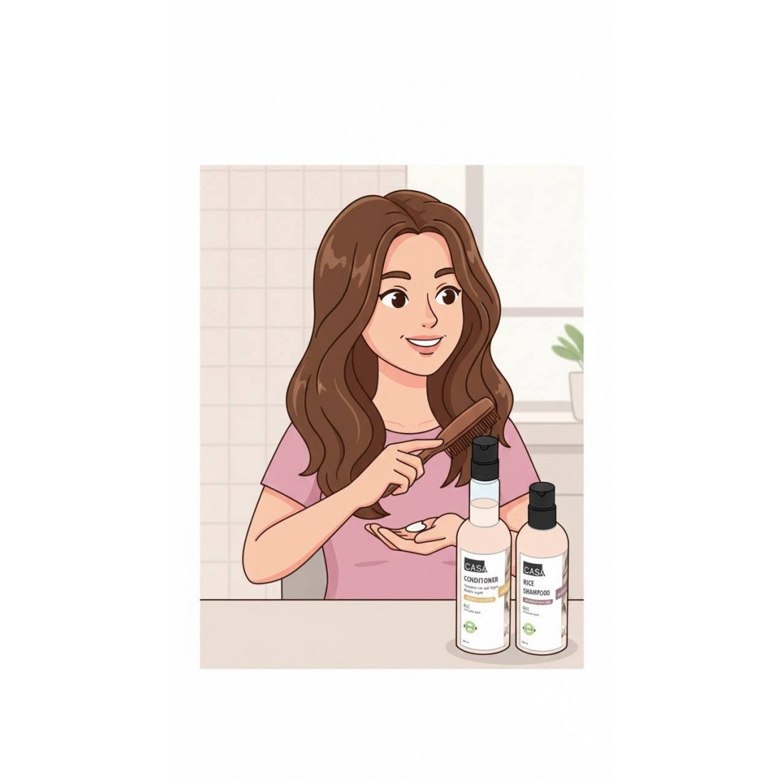 بلسم بخلاصة الأرز الطبيعي من كازا – ٥٠٠ مل