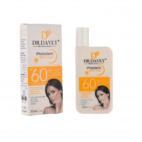 دكتور ديفي فوتوديرم سبوت ايج كريم واقي شمس بعامل حماية 60 - 50 مل
