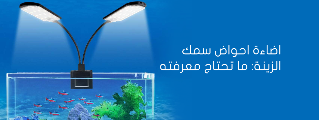 اضاءة احواض سمك الزينة: ما تحتاج معرفته