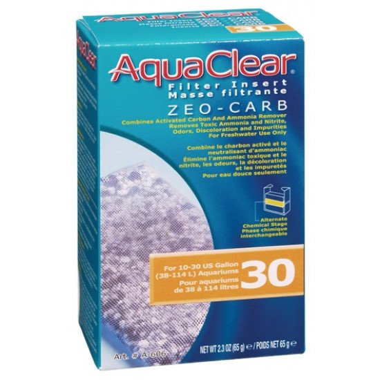 سحب المواد الضارة والأمونيا - AquaClear Zeo-Carb 