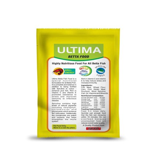 غذاء أسماك البيتا معزز بالربيان - Ultima Betta Pellet