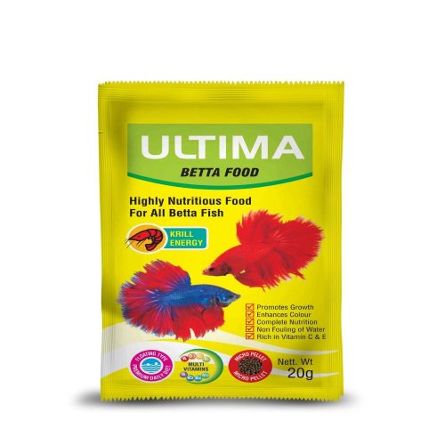غذاء أسماك البيتا معزز بالربيان - Ultima Betta Pellet