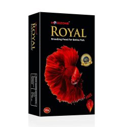 غذاء أسماك البيتا والسيامي مع هدية ورق الكتابا - Royal Betta Pellet