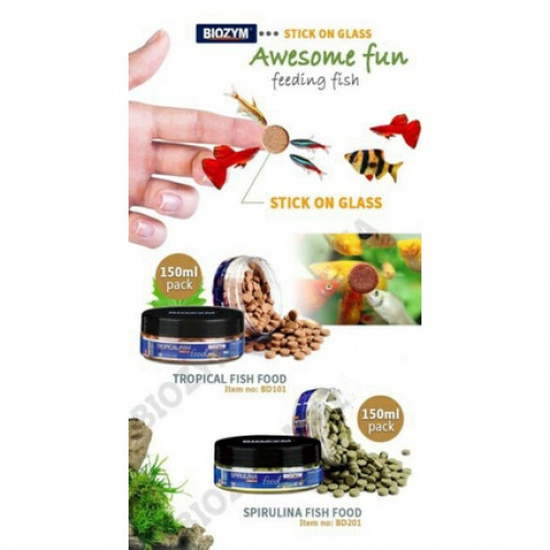 الغذاء الاصق من السبيرولينا الأفضل في المتجر لجميع الأسماك - Biozym الغذاء الاصق من السبيرولينا الأفضل في المتجر لجميع الأسماك - Biozym