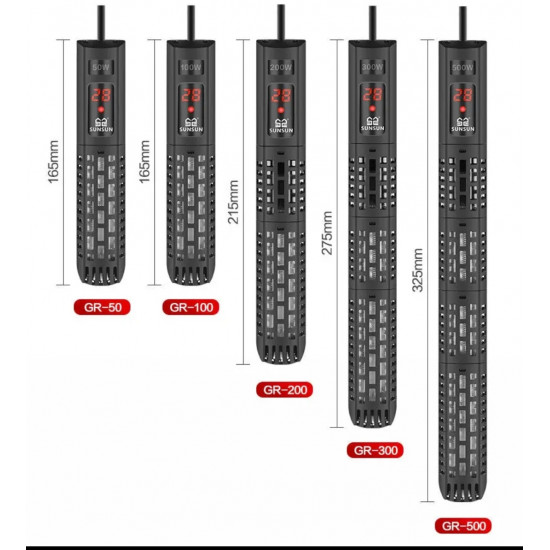 سخان LCD متطورة للأحواض الصغيرة والمتوسطة - SUNSUN سخان LCD متطورة للأحواض الصغيرة والمتوسطة - SUNSUN