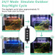 إضاءة LED WRGB مع أستاند بحجم 45 سم -  Fullgain