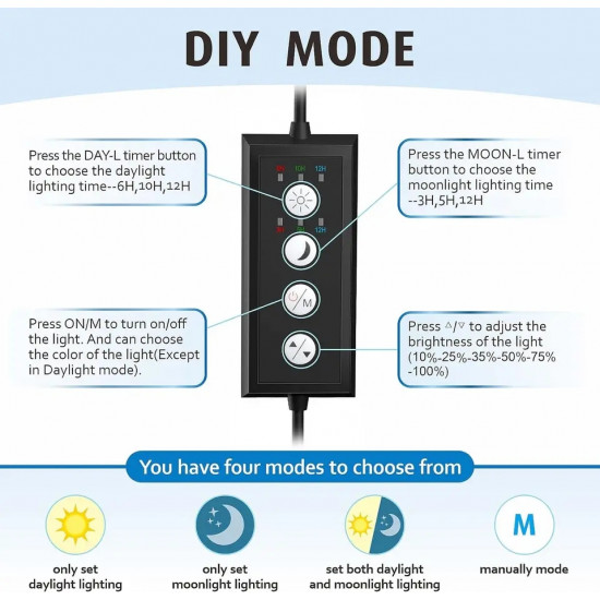 إضاءة LED WRGB مع أستاند بحجم 120 سم - Fullgain إضاءة LED WRGB مع أستاند بحجم 120 سم - Fullgain