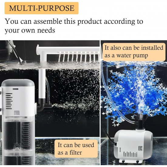فلتر صغير ووسط إحترافي مع قطعة إضافية لعمل شلال - SONGYI