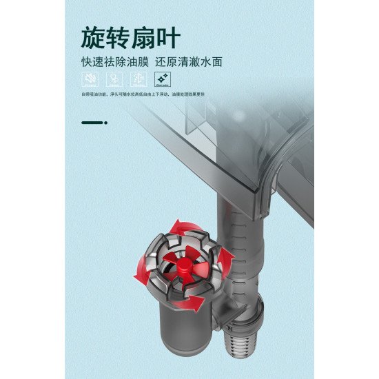 فلتر سلايدر إحترافي للأحواض الصغيرة - WB-G220 WaterBear