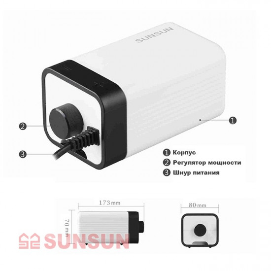 مضخة هواء بمخرجين CT-402 - SUNSUN air pump مضخة هواء بمخرجين CT-402 - SUNSUN air pump