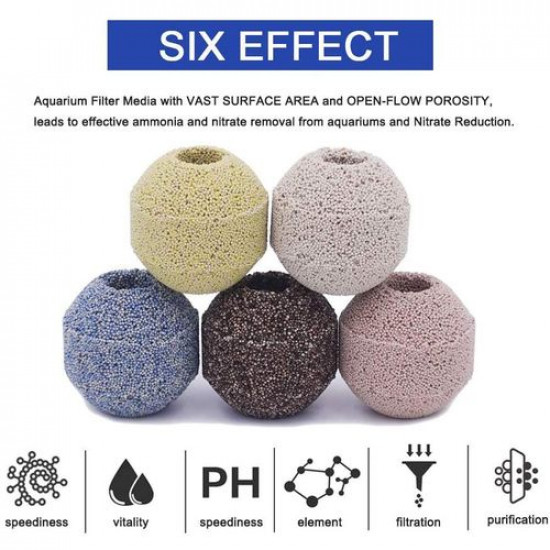 سيراميك على شكل كور للأحواض الكبيرة وفلاتر السامب - Bacteria BALL سيراميك على شكل كور للأحواض الكبيرة وفلاتر السامب - Bacteria BALL