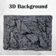 خلفية 3D صخرية بحجم 60x60 سم - 3D background - JA331