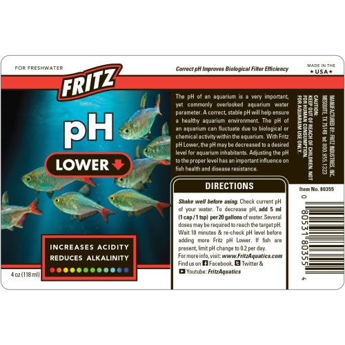 خفض مستوى الحموضة - Fritz Aquatics خفض مستوى الحموضة - Fritz Aquatics