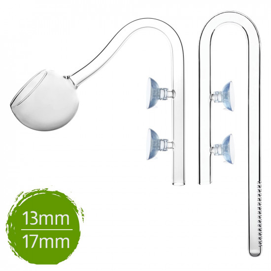 ليلي بايب من الزجاج عالي الجودة قطعتين برأس مدور - Lily Pipe Glass ليلي بايب من الزجاج عالي الجودة قطعتين برأس مدور - Lily Pipe Glass