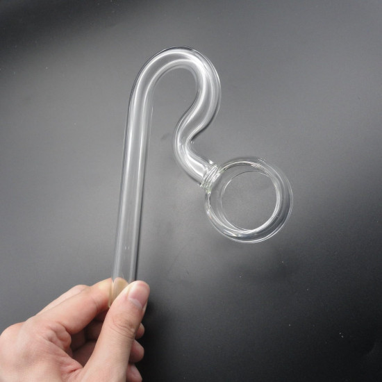 ليلي بايب من الزجاج عالي الجودة قطعتين برأس مدور ومفرغ - Lily Pipe Glass ليلي بايب من الزجاج عالي الجودة قطعتين برأس مدور ومفرغ - Lily Pipe Glass