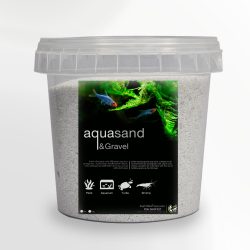 رمل لون أبيض زجاج ناعم طبيعي 100% - Fish Shop EST