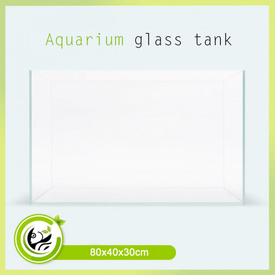 حوض زجاجي سوبر كلير حجم 80x40x30 سم حوض زجاجي سوبر كلير حجم 80x40x30 سم