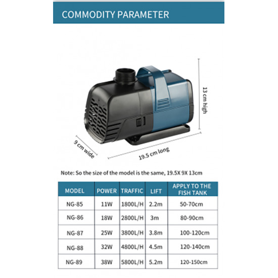 مضخة ماء لأحواض الاسماك بأحجام متعددة - jingye | Submersible Pump Water مضخة ماء لأحواض الاسماك بأحجام متعددة - jingye | Submersible Pump Water