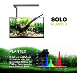 إضاءة أنيقة WRGB الذكية بمواصفات إحترافية للأحواض النباتية - MicMol SOLO smart