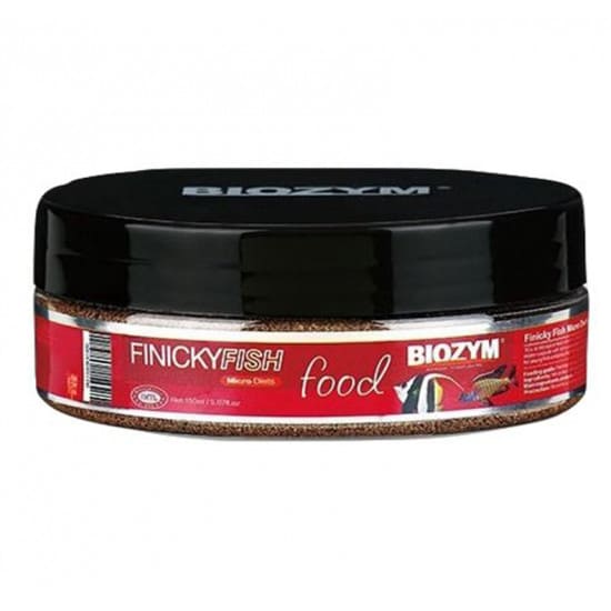 غذاء دقيق يحتوي على الأغذية النباتية والحيوانية لصغار الأسماك - Biozym Finicky Fish Food 80g غذاء دقيق يحتوي على الأغذية النباتية والحيوانية لصغار الأسماك - Biozym Finicky Fish Food 80g