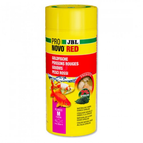 غذاء صغار أسماك الجولدن فيش - JBL NOVO RED FLAKES M