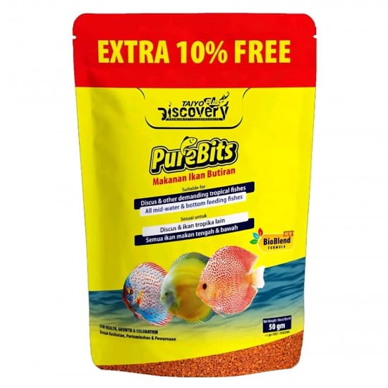 غذاء حبوب يومي لجميع الأسماك الإستوائية - Taiyo Pluss Discovery غذاء حبوب يومي لجميع الأسماك الإستوائية - Taiyo Pluss Discovery
