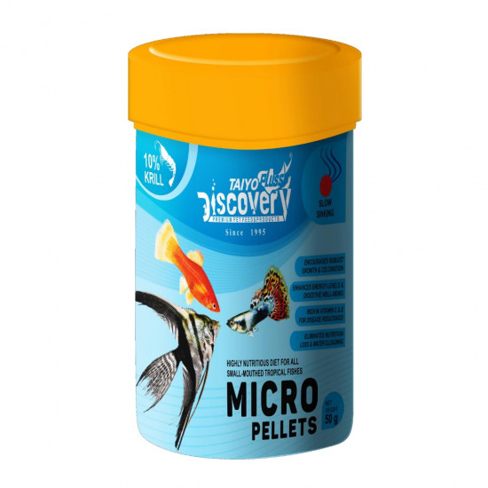 غذاء حبوب للأسماك الأمازونية - Discovery Micro Pellets