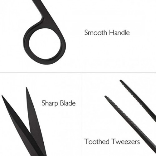 مقص مستقيم لقص النباتات بحجم 25سم (أسود) مقص مستقيم لقص النباتات بحجم 25سم (أسود)