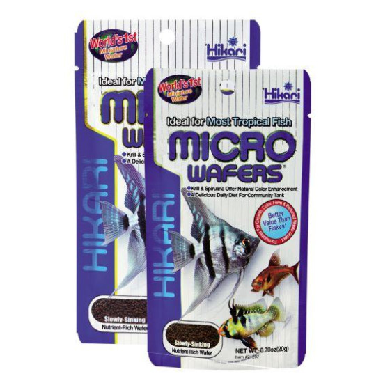 غذاء فاخر للأسماك الصغيرة - Hikari - Micro Wafers