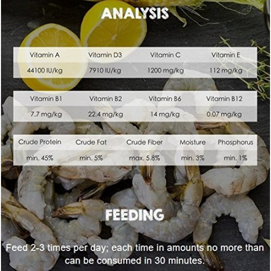 غذاء أسماك القاع المدعم بالربيان واللحوم - ULTRA FRESH CARNIVOROUS SHRIMP PIE غذاء أسماك القاع المدعم بالربيان واللحوم - ULTRA FRESH CARNIVOROUS SHRIMP PIE
