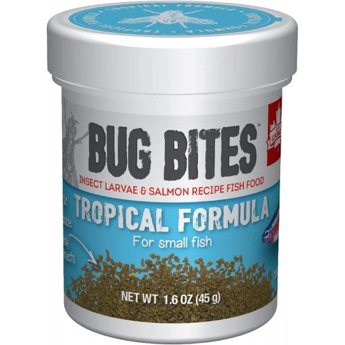 غذاء حبوب لجميع الأسماك الإستوائية - Fluval Bug Bites Tropical Fish