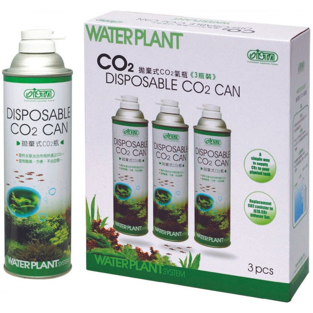 3 أسطوانات قطع غيار - ISTA CO2 System L60 refill