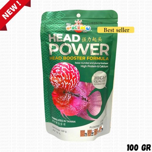 غذاء أسماك الفلور هورن الأصلي لزيادة حجم الرأس - OKIKO