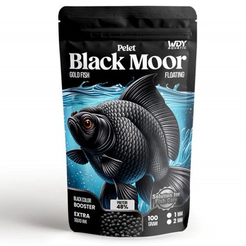 غذاء أسماك الموراي السوداء - WDY Black moor pelet Floating
