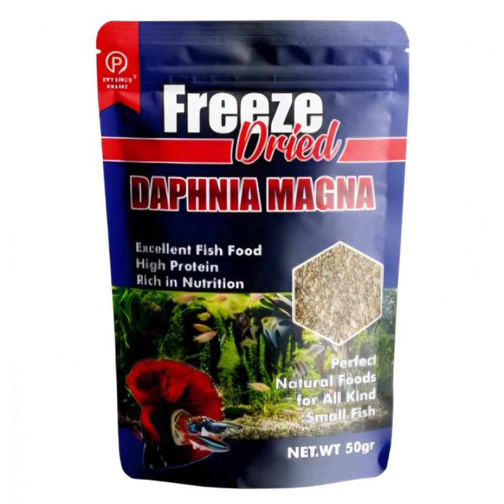 دفينا فاخرة مجففة وجاهزة للإطعام - Daphnia Magna Optimus Prime 50g