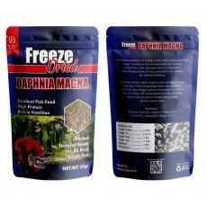 دفينا فاخرة مجففة وجاهزة للإطعام - Daphnia Magna Optimus Prime 50g