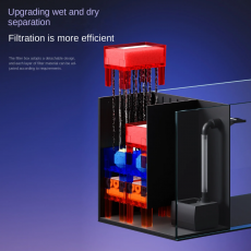 حوض الهدوء الكرستالي المودرن مميز بحجم صغير 38سم -  Relax Aquarium