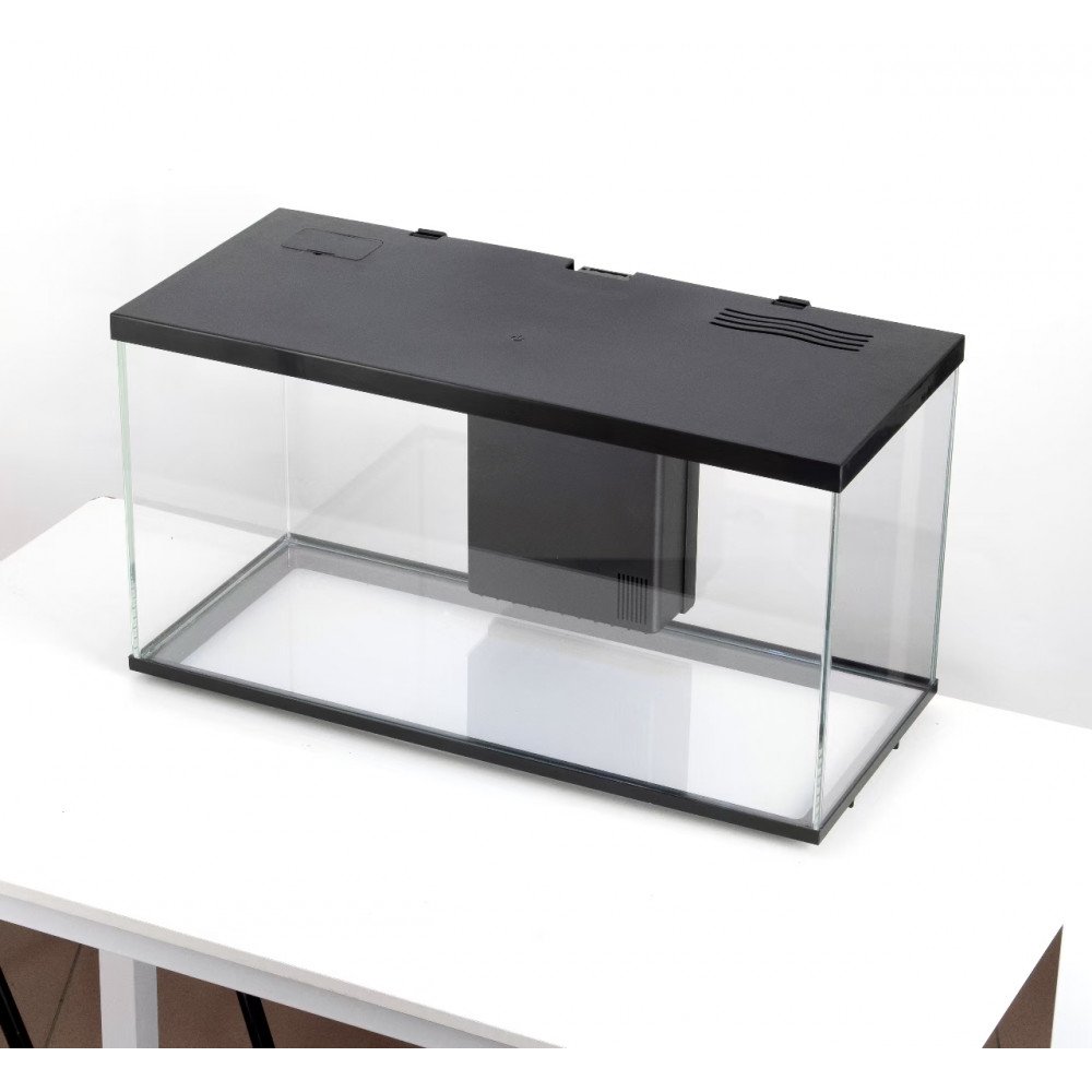 حوض الكرستال المودرن المميز مع فلتر وإضاءة نهرية 38سم - HAQOS aquarium