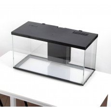 حوض الكرستال المودرن المميز مع فلتر وإضاءة نهرية 38سم - HAQOS aquarium