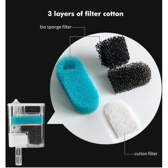 فلتر شفاف سلايدر شلال للأحواض الصغيرة - Atlantis aqua Filter
