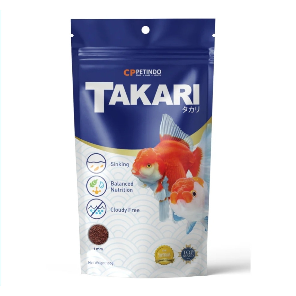 الغذاء الياباني الفاخر لأسماك الجولدن فيش - Takari Goldfish food 100g